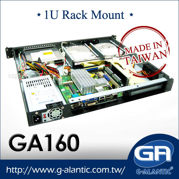 GA160ラックマウントコンピュータ1u産業シャーシミニitxケース-板金製造問屋・仕入れ・卸・卸売り
