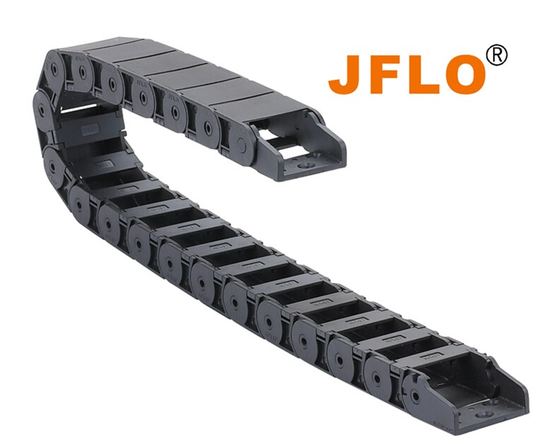 Jflo cnc プラスチック ケーブル チェーン 、 ブリッジ タイプ の両方側開口部-コンベア問屋・仕入れ・卸・卸売り