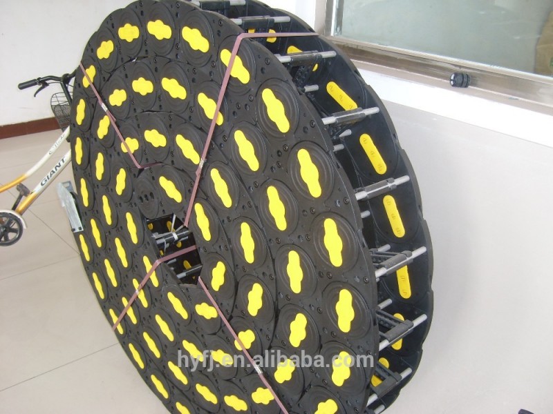 LCS150イエローカラープラスチックケーブルキャリア-制動チェーン問屋・仕入れ・卸・卸売り