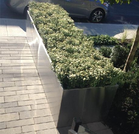 屋内広場プランター/屋外ガーデン植物ポット/ステンレス鋼植木鉢-板金製造問屋・仕入れ・卸・卸売り
