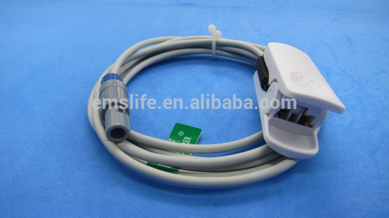 医療再利用可能な長寿命512F大人spo2耳クリップセンサーspo2センサーモジュール用MEC1000 9000 7000 8000-センサー問屋・仕入れ・卸・卸売り