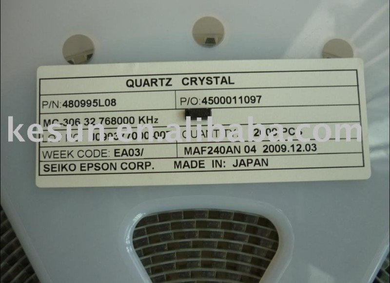 小さいSMDの低い/中間周波数の水晶単位(MC-306 32.768000KHz)-振動子問屋・仕入れ・卸・卸売り