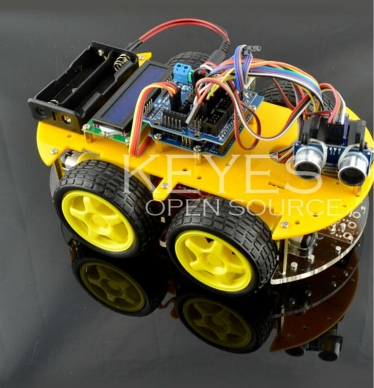 ユーティリティビークルbロボットキットブルートゥーススマートカー/ベースのプラットフォームのためのarduino/2014年1602年付きディスプレイ-その他電子部品問屋・仕入れ・卸・卸売り