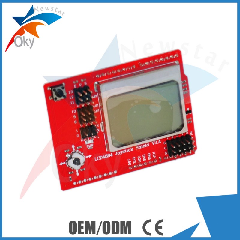 Lcd 4884 lcd拡張ボードlcd4884ジョイスティックシールドv2.0用arduino-その他電子部品問屋・仕入れ・卸・卸売り