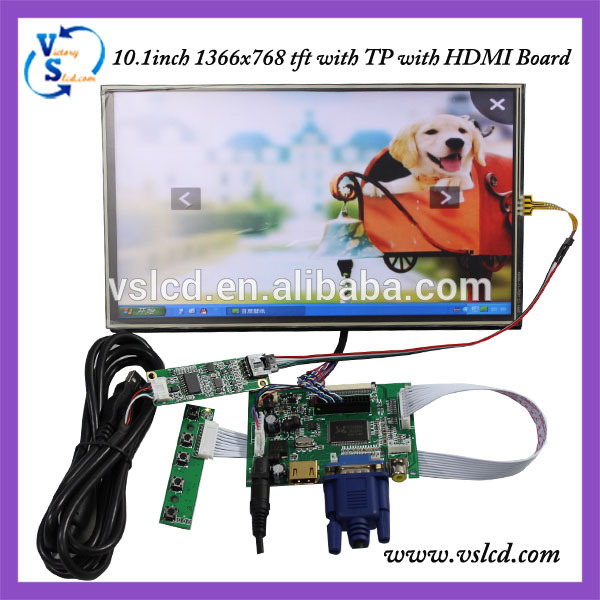 1366x76810.1インチtftlcdモジュールタッチスクリーン付きhdmiを搭載したボード-LCDモジュール問屋・仕入れ・卸・卸売り