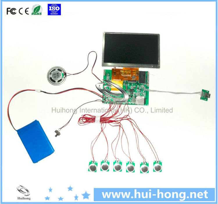 小型lcdディスプレイ2.4" tftlcd用のビデオモジュールグリーティングカード-LCDモジュール問屋・仕入れ・卸・卸売り