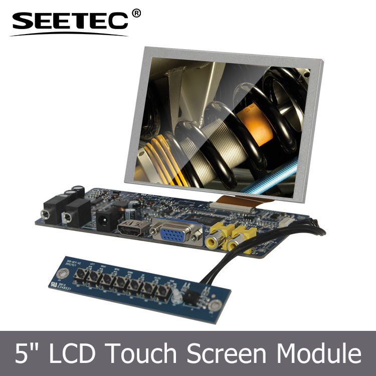 小さな液晶5インチskdモジュールモニタ4線抵抗膜タッチ640*480解像度液晶表示画面でledバックライト-LCDモジュール問屋・仕入れ・卸・卸売り