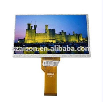7- インチ透過tft液晶モジュール、 40ピン、 1024( rgb) ×600解像度、 高- コントラスト-LCDモジュール問屋・仕入れ・卸・卸売り