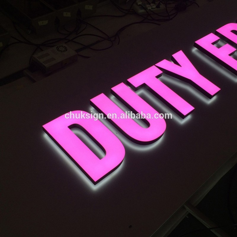 バックライト付き文字看板アルミボックスled文字看板led広告看板-デジタルディスプレイ、ネオンサイン、電光掲示板問屋・仕入れ・卸・卸売り