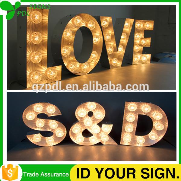 装飾的な木の文字高輝度ledサイン-デジタルディスプレイ、ネオンサイン、電光掲示板問屋・仕入れ・卸・卸売り