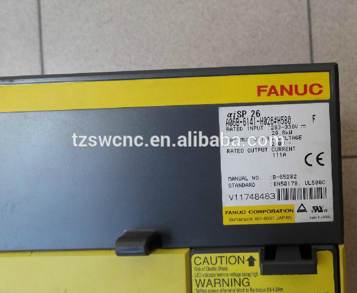 CncファナックシステムオリジナルスピンドルドライバA06B-6141-H026-電子電工製品製造設備問屋・仕入れ・卸・卸売り