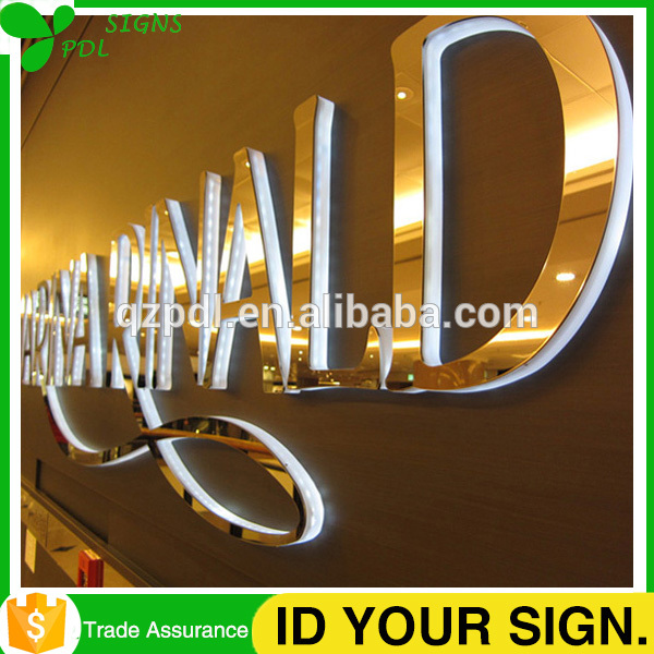 高カスタム防水3d ledヘイロー逆光チャンネル看板-デジタルディスプレイ、ネオンサイン、電光掲示板問屋・仕入れ・卸・卸売り