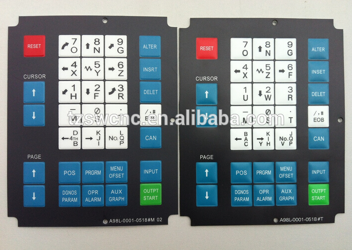 ファナックキーボードカバー膜シートA98L-0001-0518 # m # t-電子電工製品製造設備問屋・仕入れ・卸・卸売り