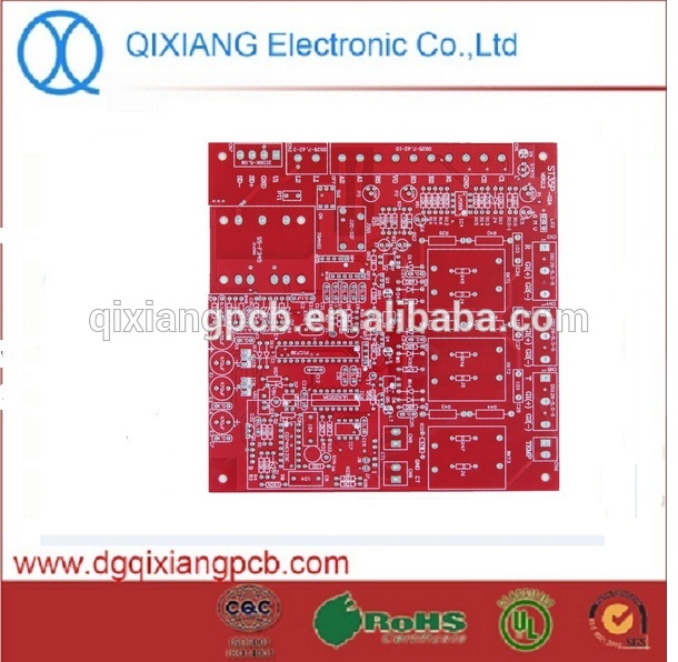QX-CC06赤半田マスクenig pcb制御ボードfr4 94v0材料用液晶テレビcamerals-問屋・仕入れ・卸・卸売り