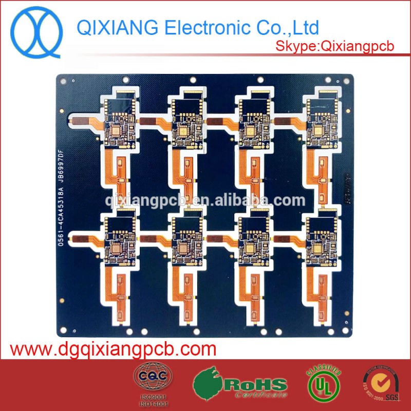 Pcbボードから東莞pcb工場QX-CC03両面層品質アプライアンス柔軟なとリジッドpcbフレックスリジッドプリント電子-多層PCB問屋・仕入れ・卸・卸売り
