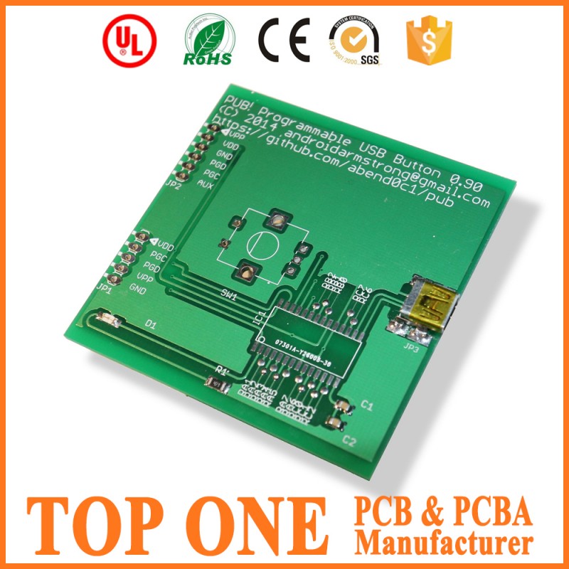 電子プリント回路基板用デジタル温度計pcb wtit enig表面仕上げ-多層PCB問屋・仕入れ・卸・卸売り