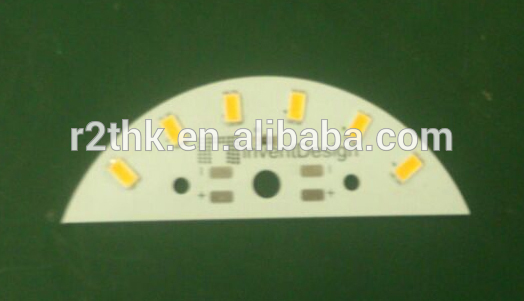 ul・rohs指令pcb94v0深センledフラッドライトアルミcreeledパネルとled1ワットpcb-リジッドPCB問屋・仕入れ・卸・卸売り