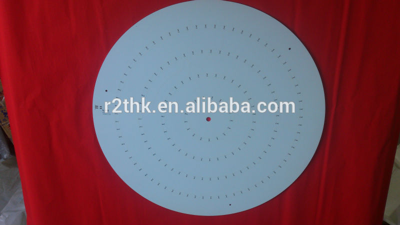 Ul・rohs深センpcb( a) デザイン94v05630ledパネルライトの丸いアルミled基板-リジッドPCB問屋・仕入れ・卸・卸売り