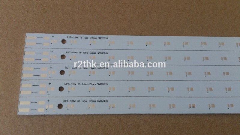 エピスターチップsmd28350.9メートル14.4ワットledチューブライトpcbpcbaアセンブリとmcpcb-リジッドPCB問屋・仕入れ・卸・卸売り