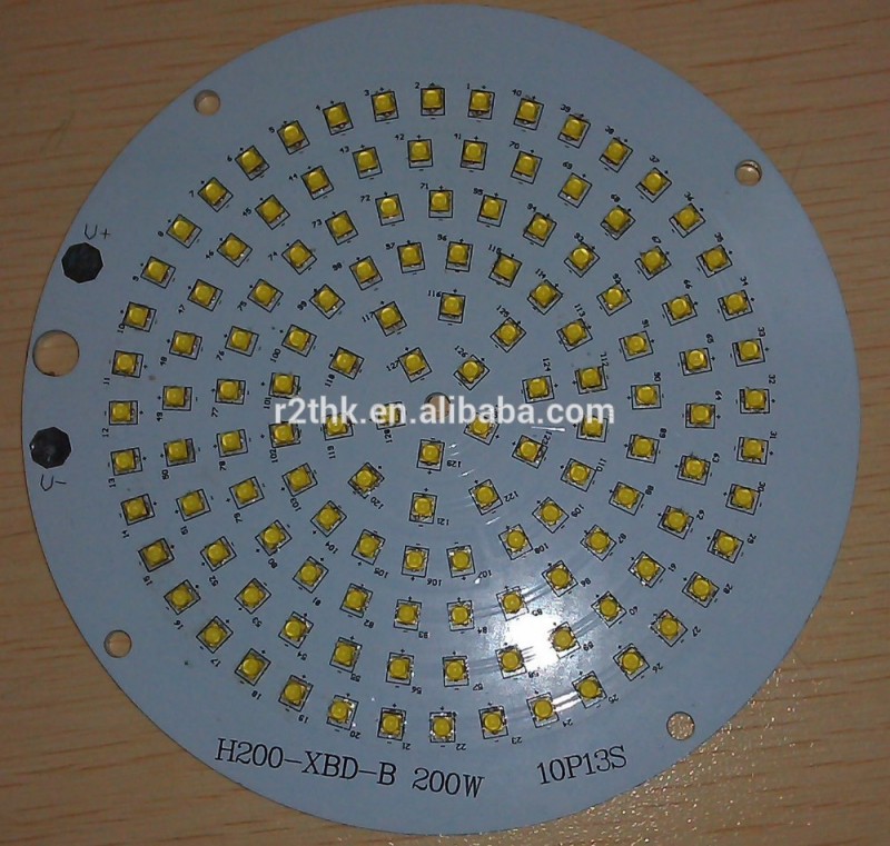ul・rohs深セン94v02プレート200wクリークリーxmlledアルミ基板回路基板-リジッドPCB問屋・仕入れ・卸・卸売り