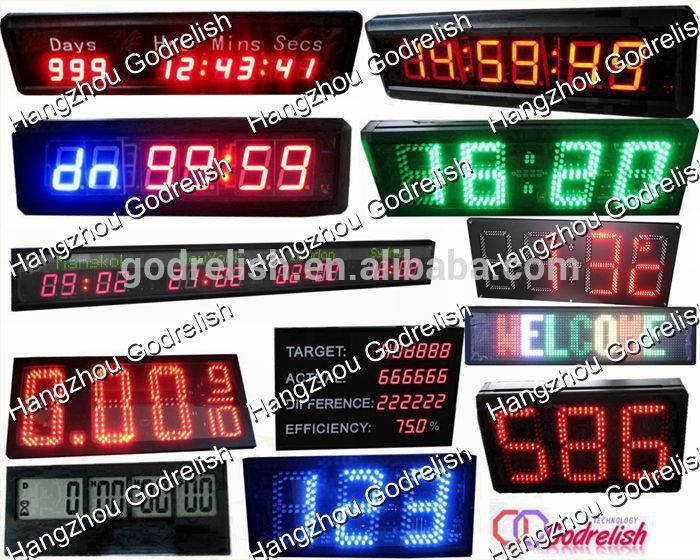 新しいデザインgodrelish 12ボルトledクロックで低価格-LEDディスプレイ問屋・仕入れ・卸・卸売り