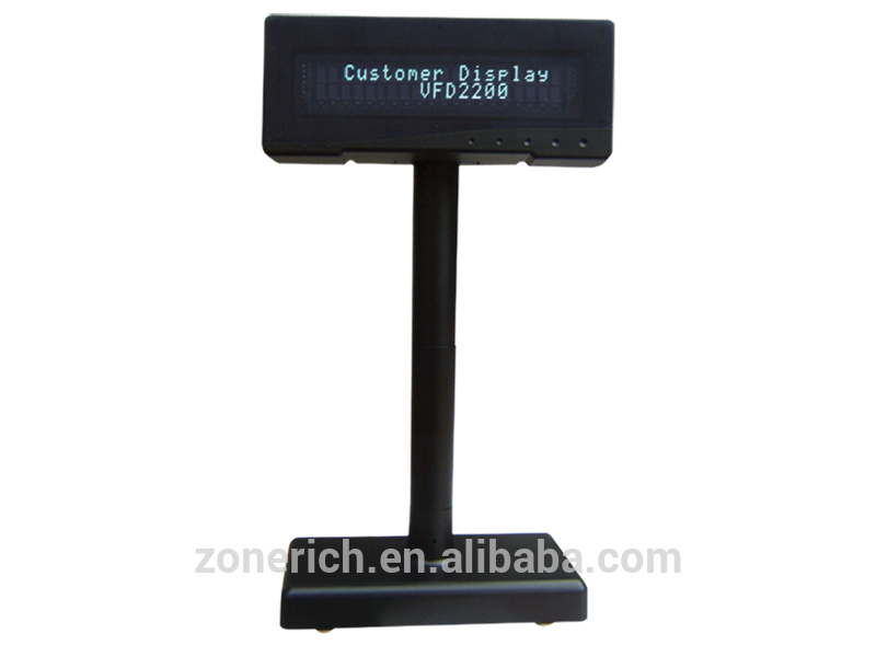 Vfdカスタマーディスプレイ機ZQ-VFD2200からzonerich-LEDディスプレイ問屋・仕入れ・卸・卸売り