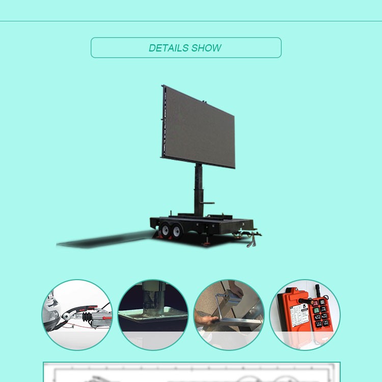 2016熱い販売トラックモバイル広告ledディスプレイトレーラー-LEDディスプレイ問屋・仕入れ・卸・卸売り