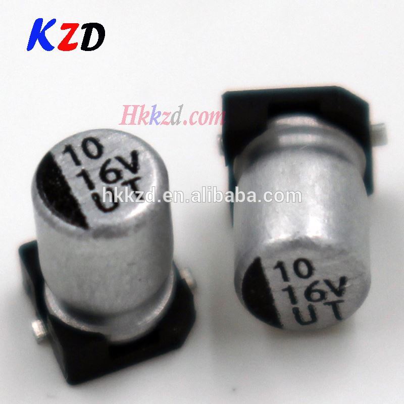 ( Hkkzd) Cap alum (4x5.4ミリメートル) アルミコンデンサ16ボルト10 uf smd 20%ミリアンペア電解コンデンサ7000時間4 × 5表面実装ut kzd-コンデンサー問屋・仕入れ・卸・卸売り