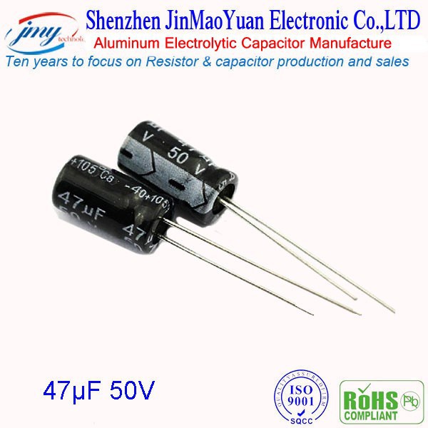 新しいorginalルビコンアルミ電解コンデンサコンデンサ50v47uf6.3*12-コンデンサー問屋・仕入れ・卸・卸売り