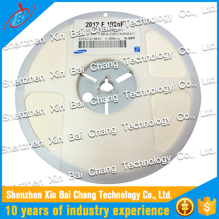 ハイト電圧2012 100nf の smd コンデンサ メイド中国で-コンデンサー問屋・仕入れ・卸・卸売り