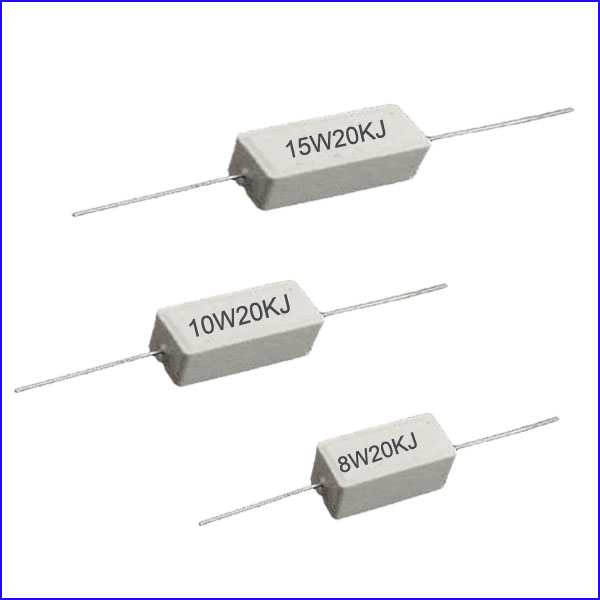 セラミックセメント20kアキシャルリード8w10w15w電力抵抗器-抵抗体問屋・仕入れ・卸・卸売り
