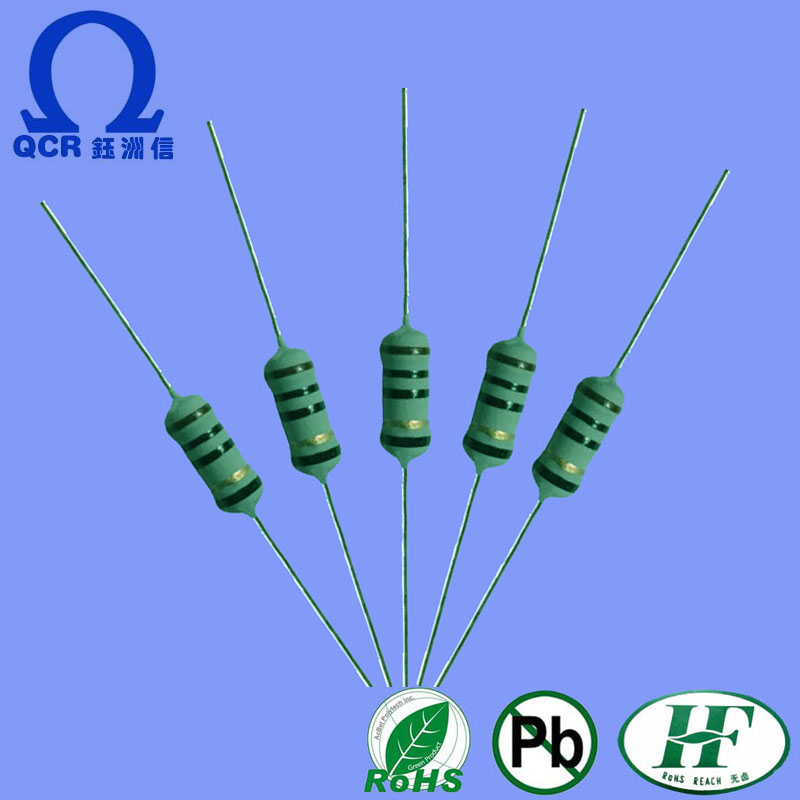 Qcr surgen電流予防fkn 0.22オーム1ワットヒュージ巻線型抵抗、 無誘導で非炎封入剤-抵抗体問屋・仕入れ・卸・卸売り