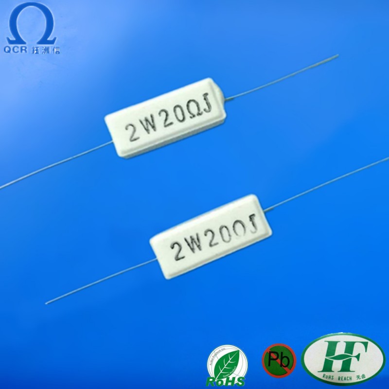 Qcr電子コンポーネントsqp 2ワット18オーム巻線型ヒュージセメント抵抗で非炎封入剤-抵抗体問屋・仕入れ・卸・卸売り