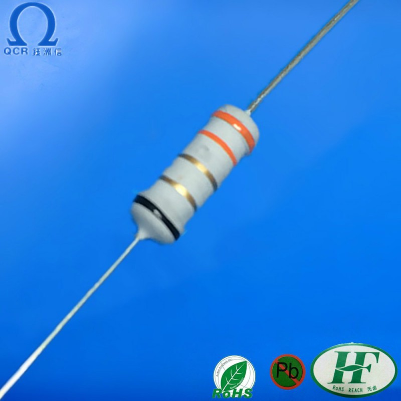 Qcr電子コンポーネント固定抵抗fkn 1 ワット 15 オーム巻線ヒューズ抵抗で非炎封入剤を通して パッケージ-抵抗体問屋・仕入れ・卸・卸売り