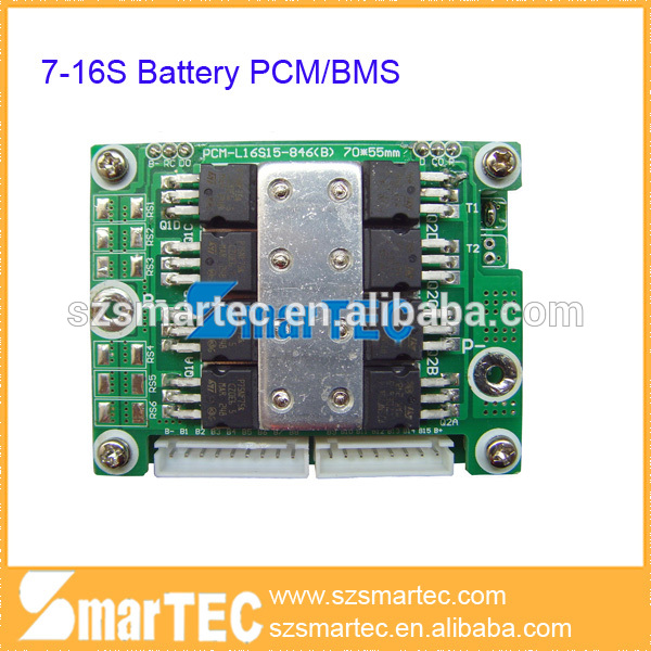 小さなサイズ48ボルトの電動自転車バッテリーbms 13 s 15a-その他PCB&PCBA問屋・仕入れ・卸・卸売り