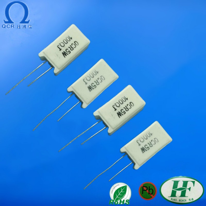 pcb用電子部品巻線抵抗を固定sqm5w10オームセメント抵抗-抵抗体問屋・仕入れ・卸・卸売り