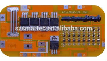 Pcm7sリチウムイオン、 スマートリチウム電池bms25.9v35a基板懐中電灯パック-その他PCB&PCBA問屋・仕入れ・卸・卸売り