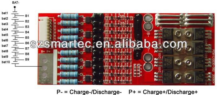 10s36vリチウムイオンli- ポリマー電池pcmボードスマート10s16a-その他PCB&PCBA問屋・仕入れ・卸・卸売り