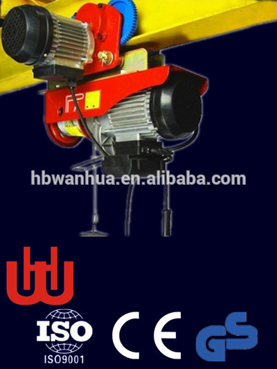 黄色のエンジンpa200-1000500w-1700w銅ワイヤーロープミニ電動ホイスト-ホイスト問屋・仕入れ・卸・卸売り
