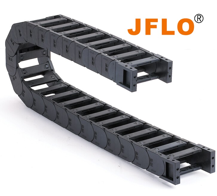Jflo pvc エネルギー ケーブル チェーン 、 ブリッジ タイプ ケーブル darg トレイ ロボット チェーン-他の金属及び冶金学の機械類問屋・仕入れ・卸・卸売り