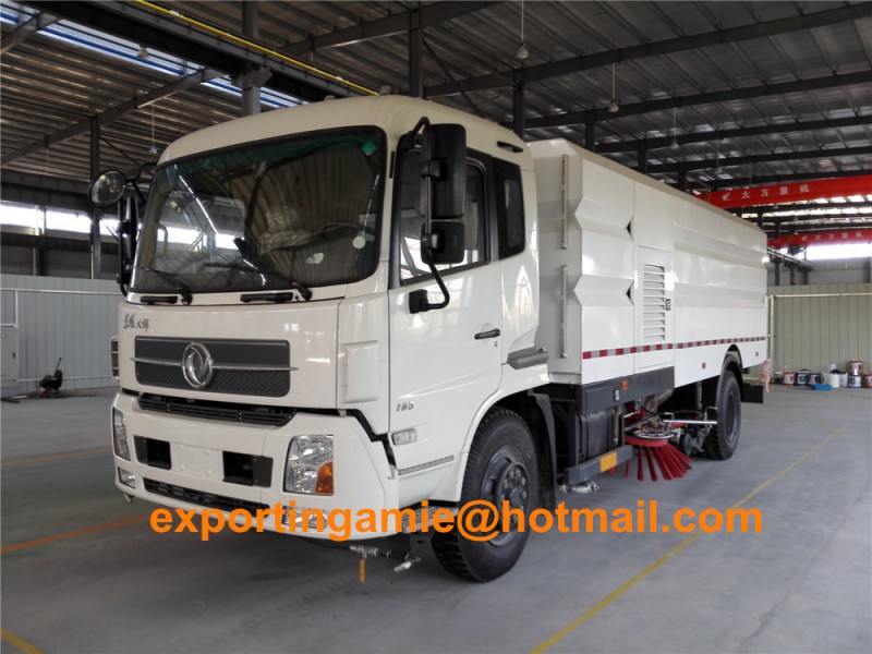 中国工場販売4x2の左ハンドル車10トン東風euro4スイーパートラック-道掃除人問屋・仕入れ・卸・卸売り