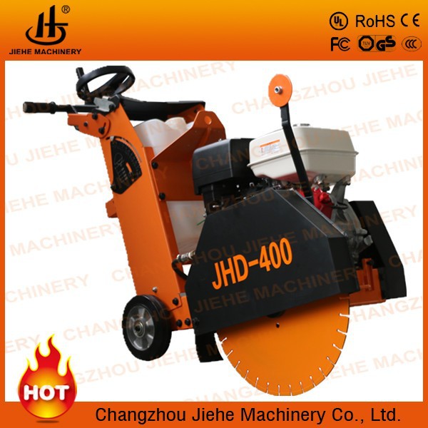 最新中国2015道路ポータブルハンドプッシュgx390ホンダモーターとフロント水タンクを搭載したマシンを切断ce認証-具体的なカッター問屋・仕入れ・卸・卸売り