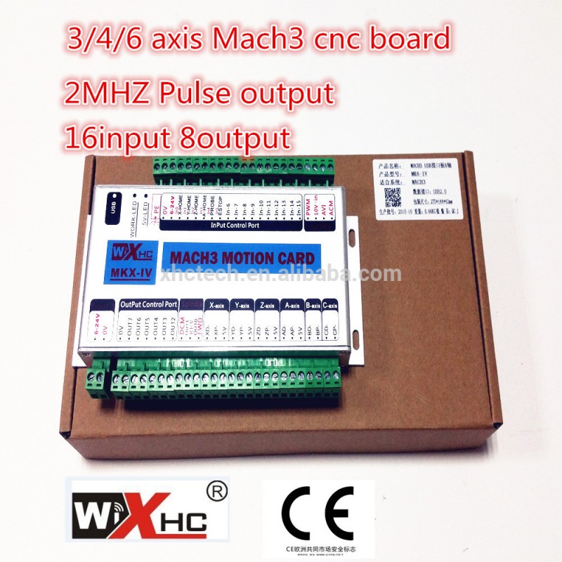 mach33軸usbcnc制御システムを持つカード2mhzの、 16入力8出力、 24v-CNCコントローラ問屋・仕入れ・卸・卸売り