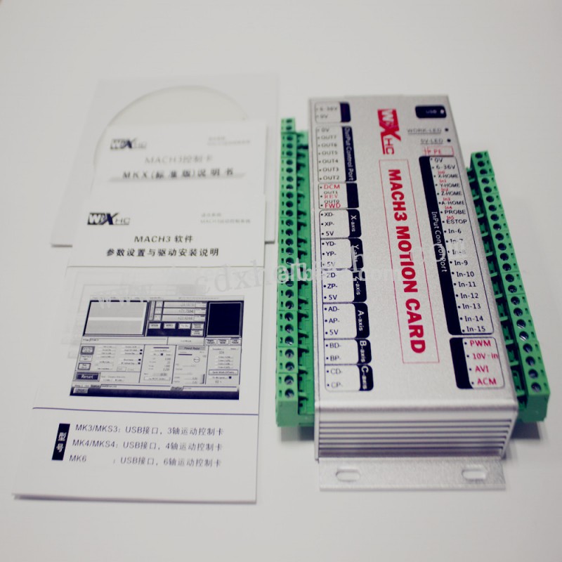 最高のusb6軸cncモーションコントローラ用ボードmach3システムcncマシン、 400khz、 24v、 ce-CNCコントローラ問屋・仕入れ・卸・卸売り
