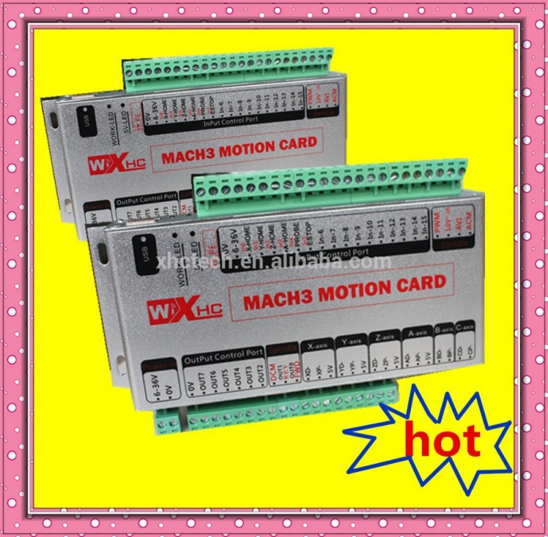 usbcncmach34軸モーションコントローラ電子カットブレイクアウトボード400khzカードインタフェース-CNCコントローラ問屋・仕入れ・卸・卸売り