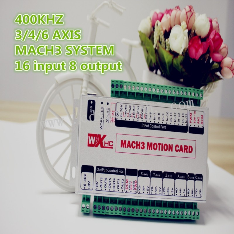 usbcncmach34軸モーションコントローラブレークアウトボード、 16入力8出力、 400khz-CNCコントローラ問屋・仕入れ・卸・卸売り