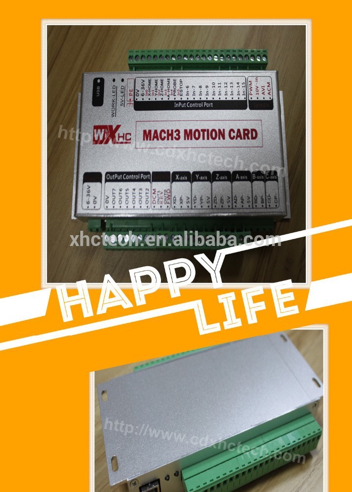 ブランドxhc4- 軸cncコントローラボード、 mach3ブレークアウトボードのための-CNCコントローラ問屋・仕入れ・卸・卸売り