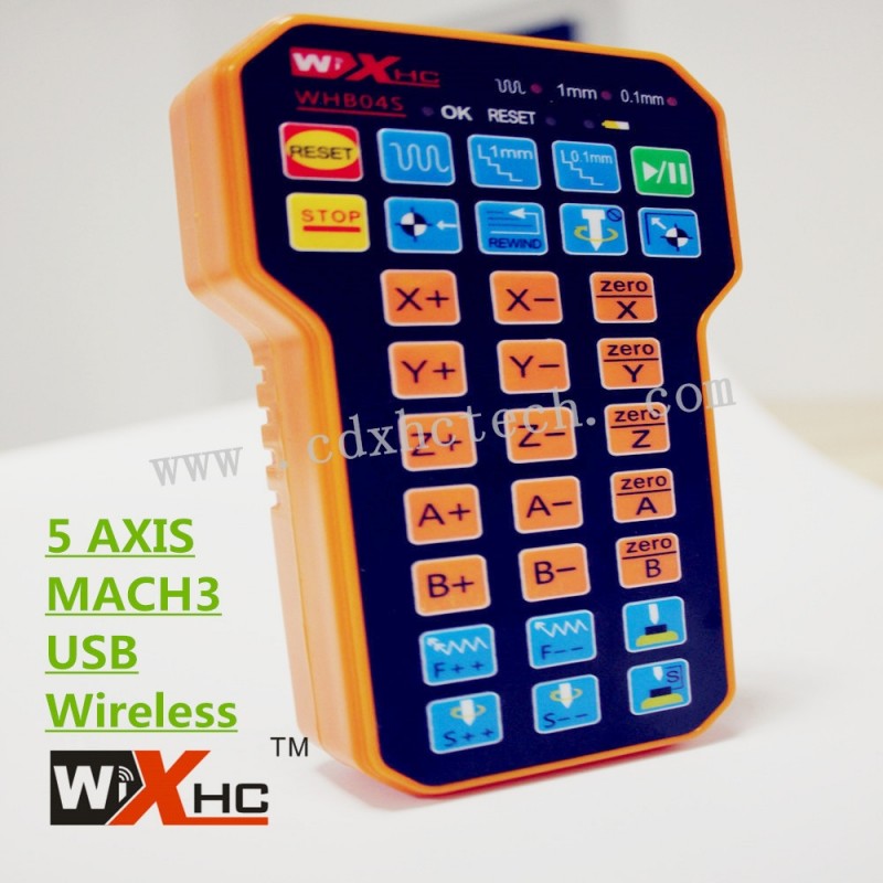 Xhc 5軸ワイヤレスusb cncリモートに制御mach3システム。-CNCコントローラ問屋・仕入れ・卸・卸売り