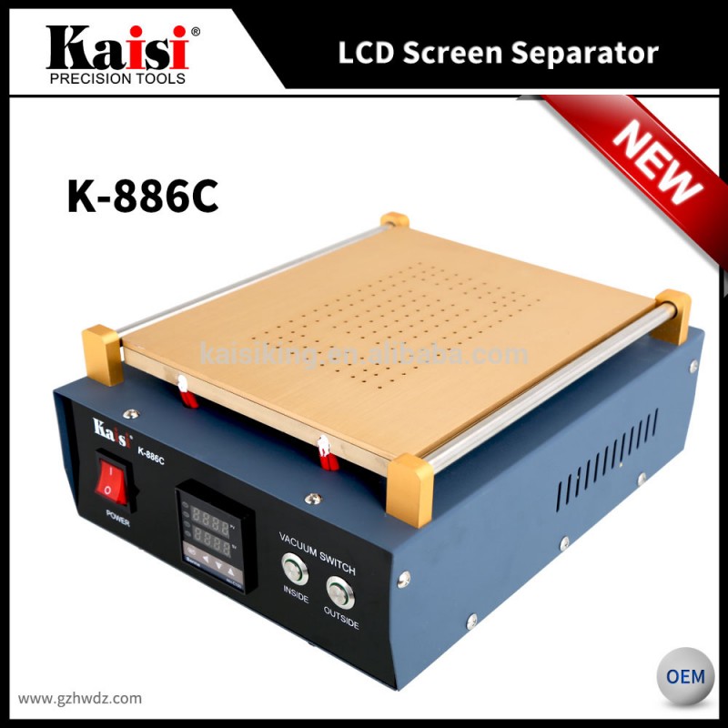Kaisi 886Cマイクロプロセッサ真空液晶セパレーター機で内蔵空気ポンプ用電話液晶分離-他の機械類及び企業装置問屋・仕入れ・卸・卸売り
