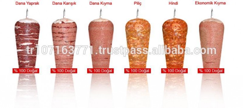 ドネルケバブshawarmaショップ七面鳥-機械を作る肉製品問屋・仕入れ・卸・卸売り